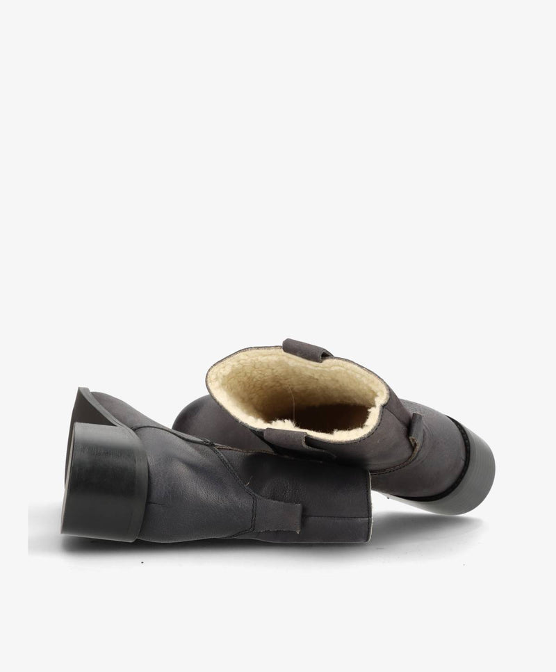 MARTINA LOW WARM - Støvle Dame - Sort/Multi