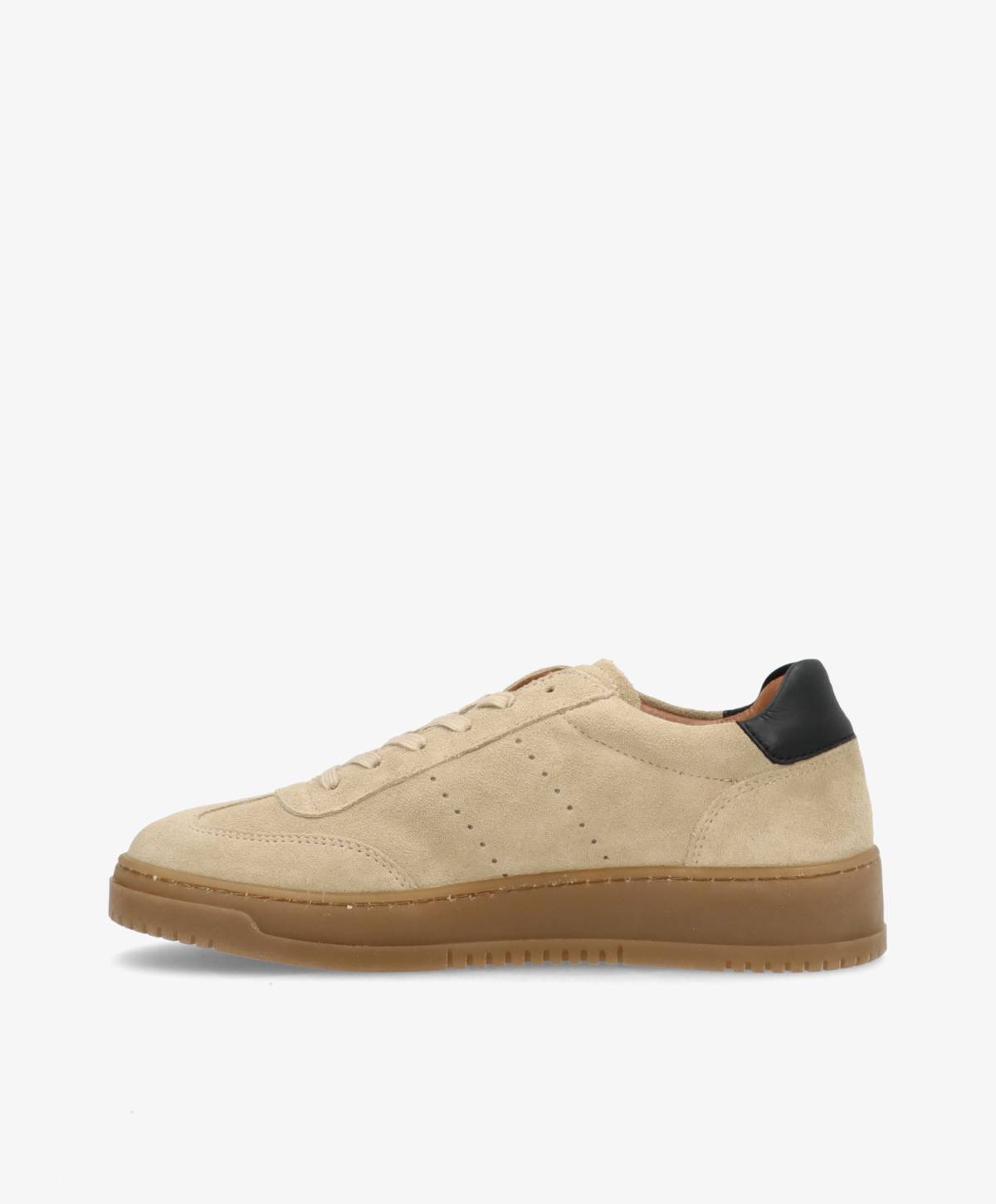 EXPLORE S - Dame Sneakers - Beige_sort ruskind - phenumb copenhagen