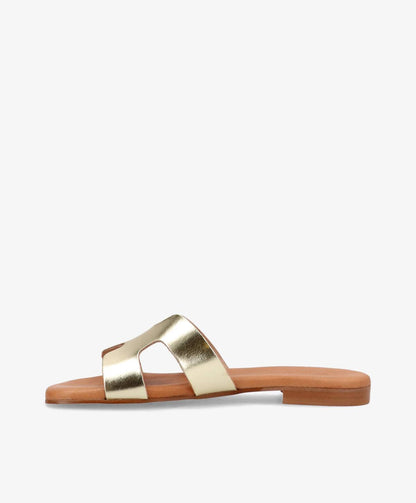 VIBELLA L - Slip-in sandal - Guld