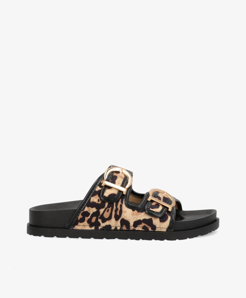 SAVANNAH - Leopard - Sandal Dame
