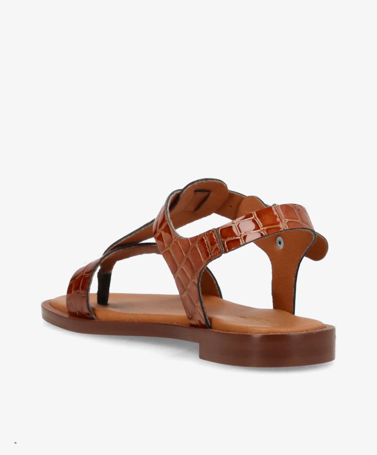 EVITA - Sandal - Brun Croco