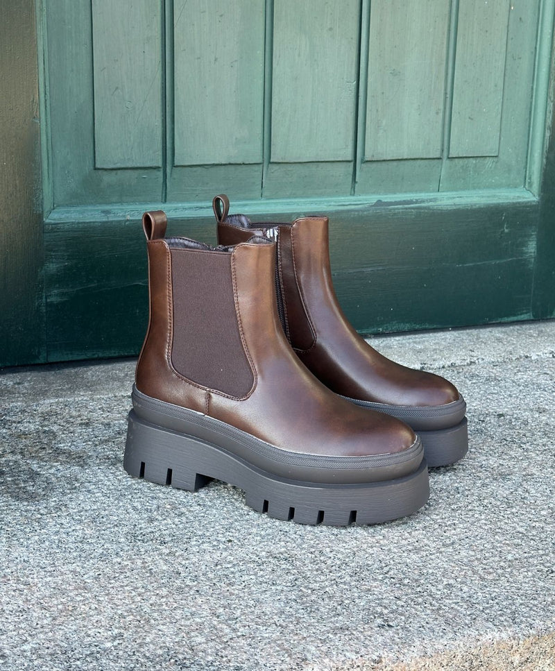 Grow 1637 - Dame Støvle  - Brun - Havanna shoes