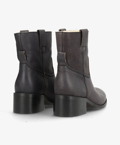 MARTINA LOW WARM - Støvle Dame - Sort/Multi