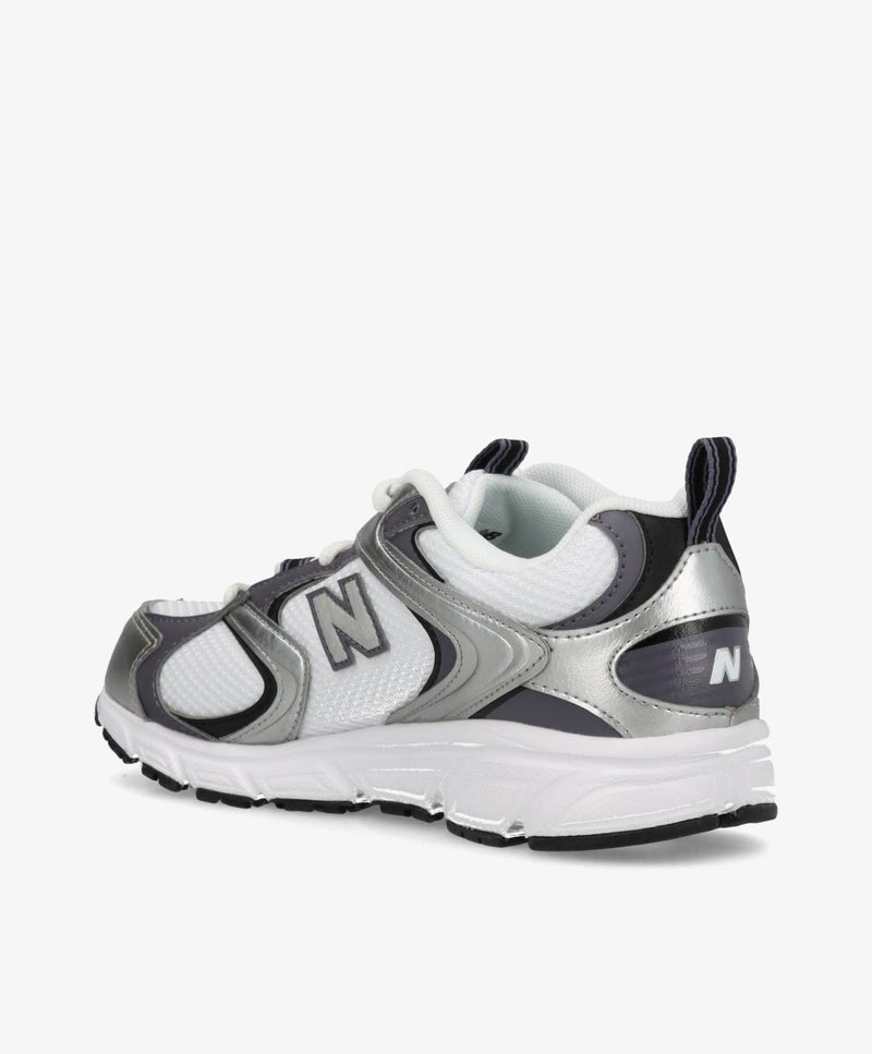 U4086LR - Sneakers Dame - Hvid/Sølv