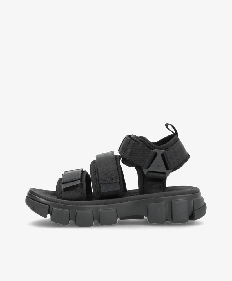 NEO BUNGY BLK - Sandal Dame - Sort