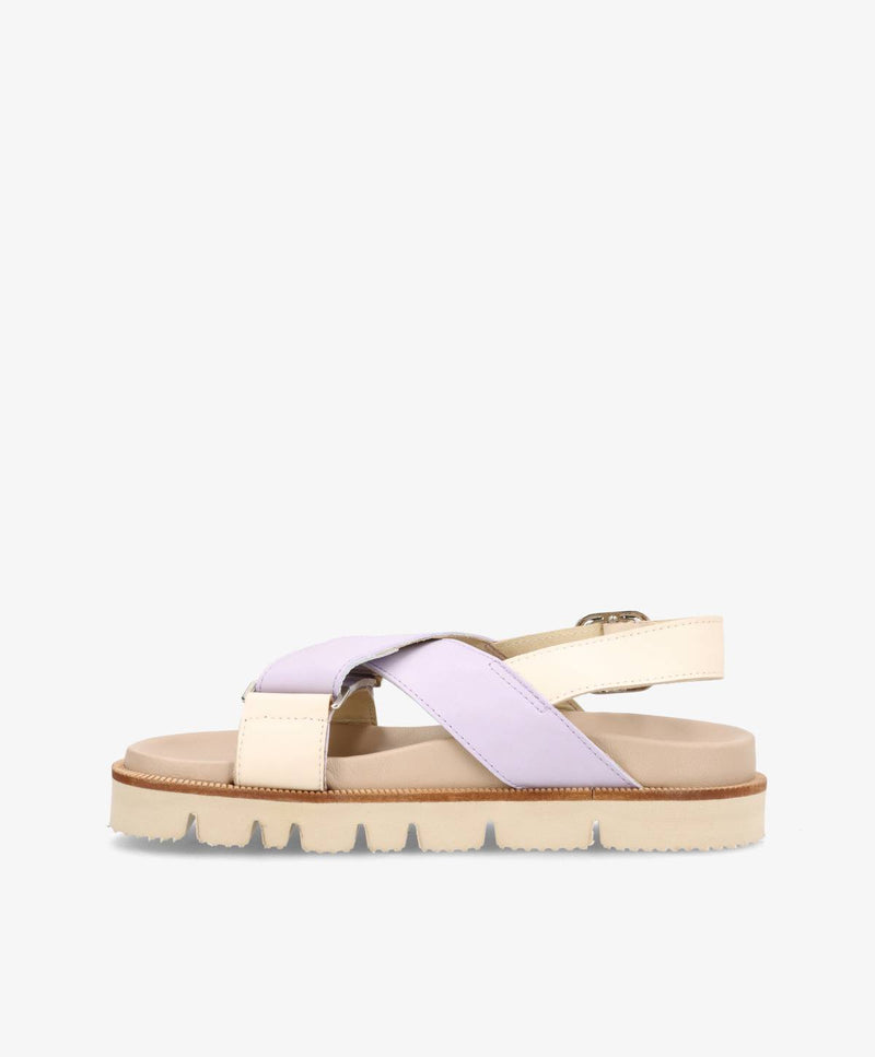 NOELLE - Dame Sandal - beige/lavender