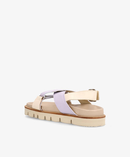 NOELLE - Dame Sandal - beige/lavender