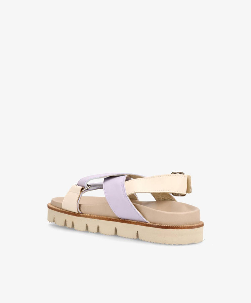 NOELLE - Dame Sandal - beige/lavender
