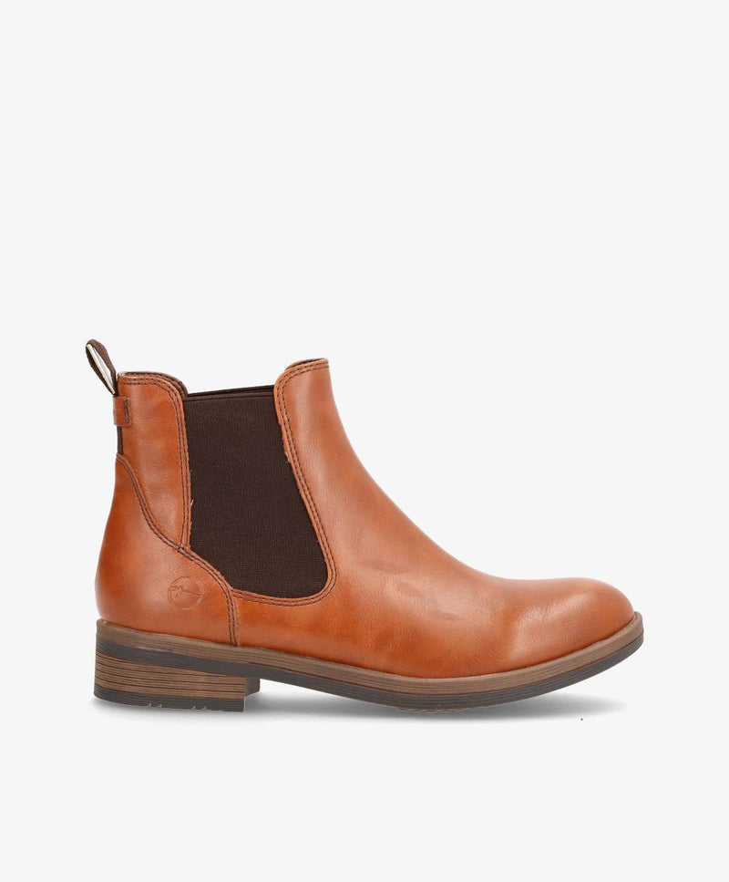 Chelsea Boots - Dame - Cognac - Tamaris