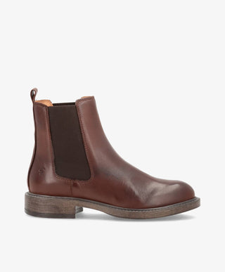 CAMRYN - Chelsea støvle - Mørk brun