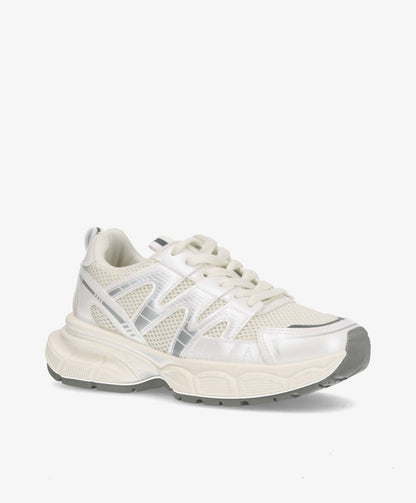 MILO - Hvid/Sølv - Sneakers Dame