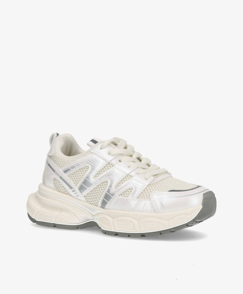 MILO - Hvid/Sølv - Sneakers Dame