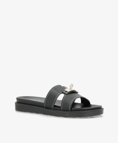 AVA - D-51 - Sandal - Sort - Dame