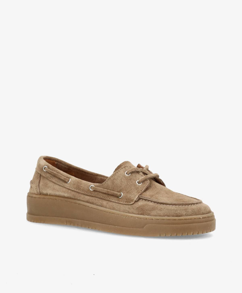 TIDE S - Dame Sejlersko - Beige ruskind - phenumb copenhagen