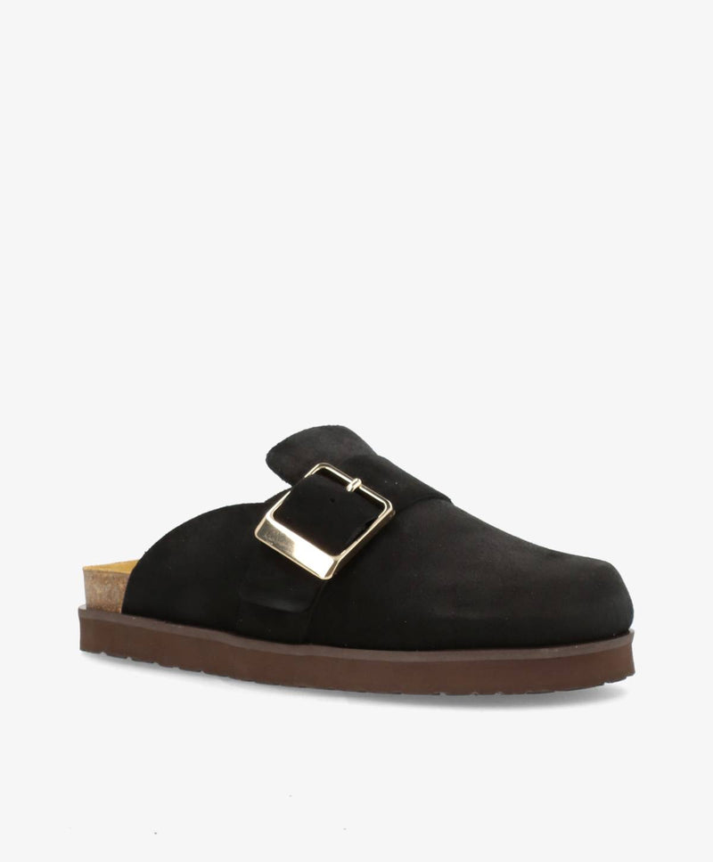 OFELIA - Sort ruskind - Sliders Dame