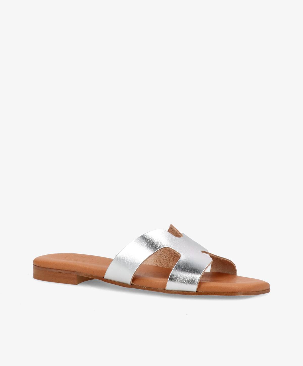 VIBELLA L - Slip-on sandal - Sølv