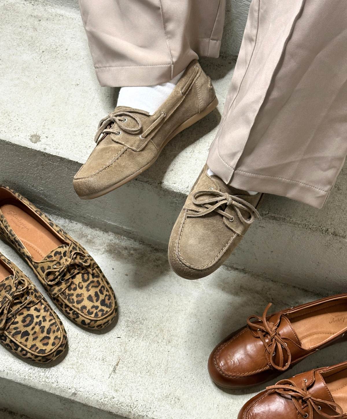 BEACON S - Beige ruskind - Sejlersko