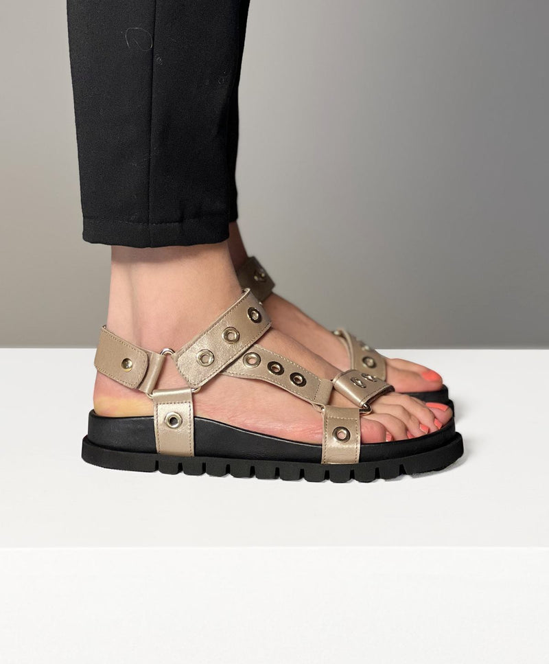 ANOUK - Sandal Dame - Guld