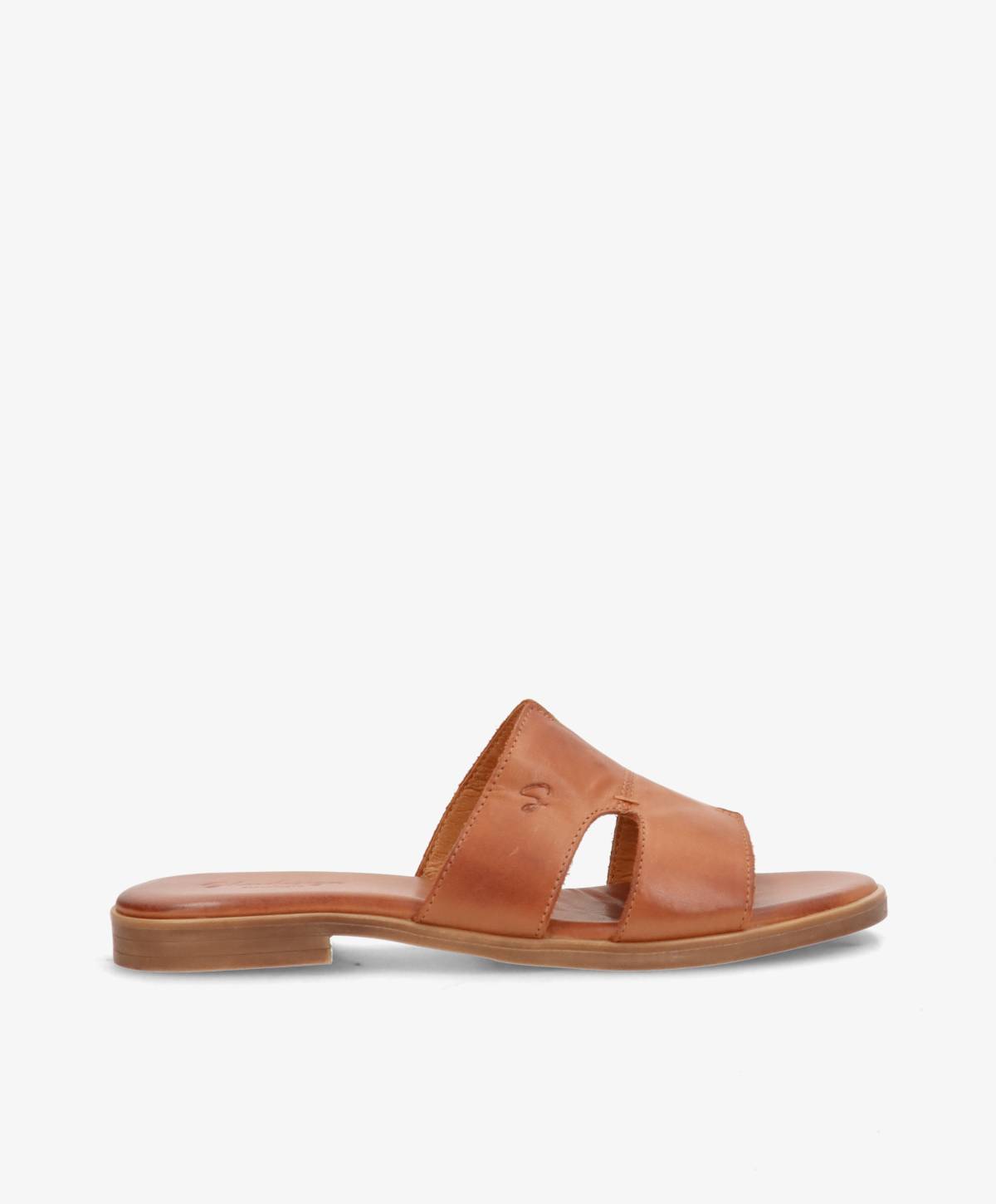 BECCA - Mellembrun læder - Sliders