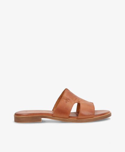 BECCA - Mellembrun læder - Sliders