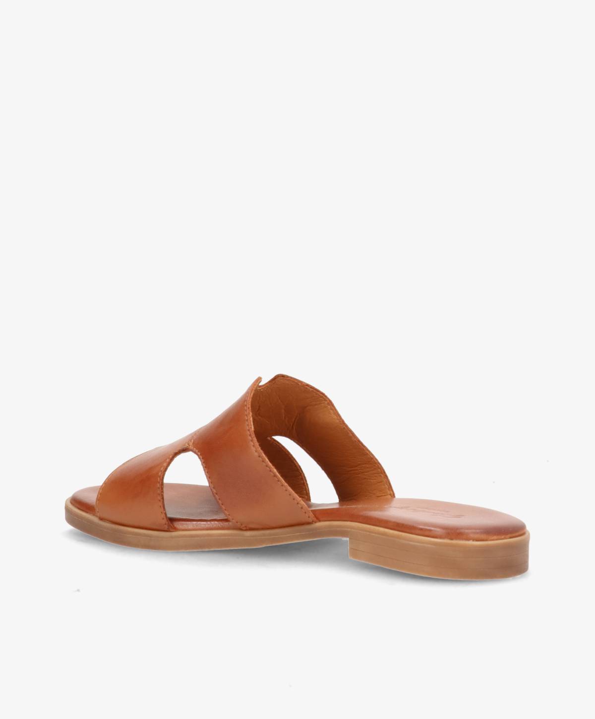 BECCA - Mellembrun læder - Sliders