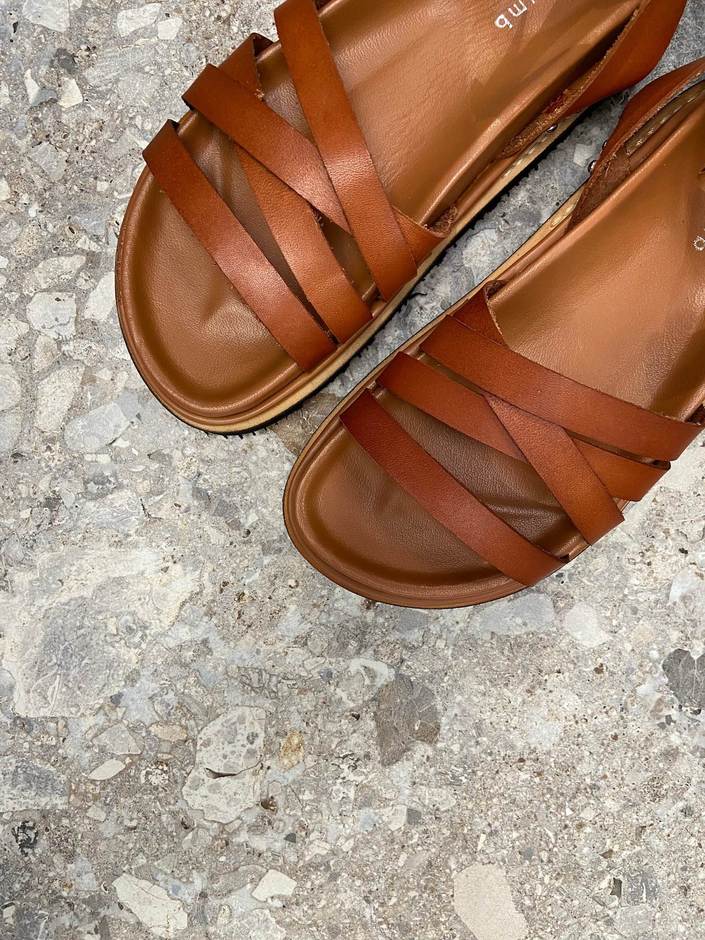 NIKKIE - Dame Sandal - Camel