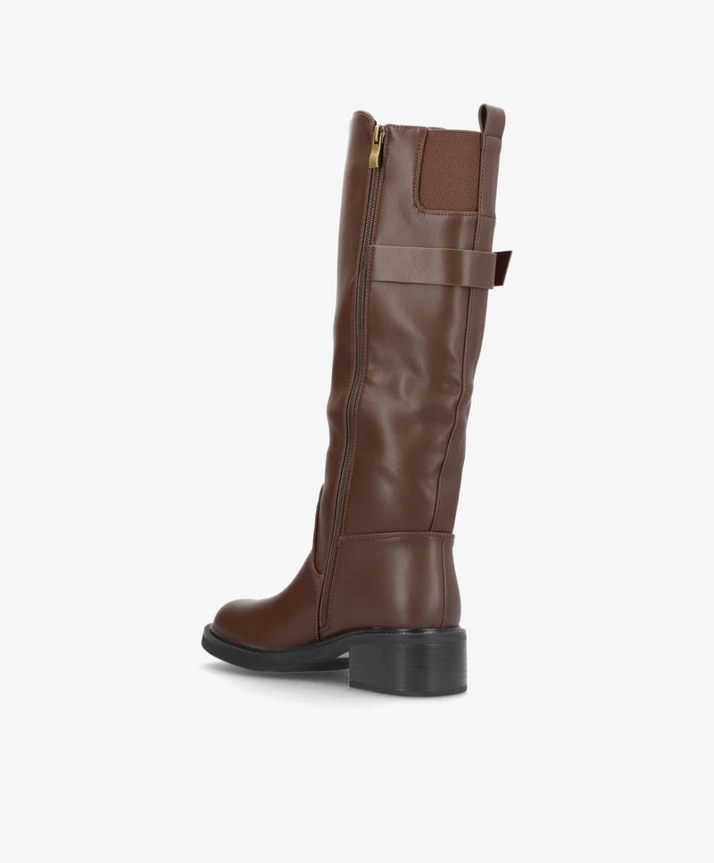 Tans C-403 - støvle lang - Brun