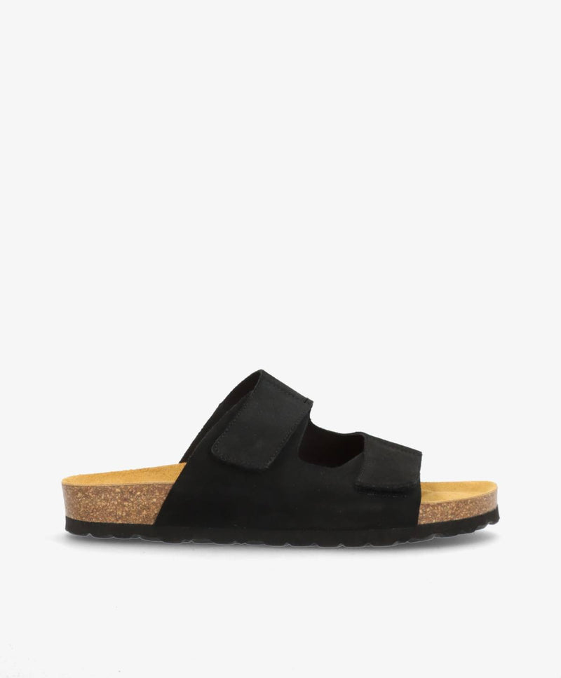 CENT S - Sort ruskind - Slip-ons Dame