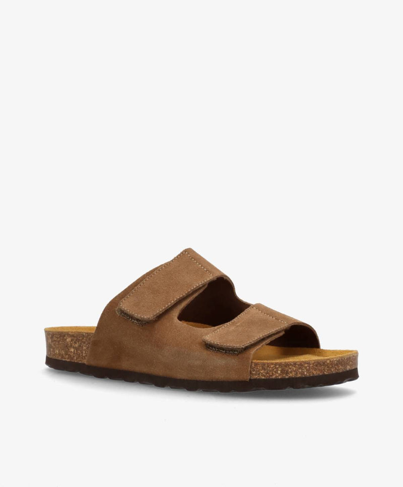 CENT S - Brun ruskind - Slip-ons Dame