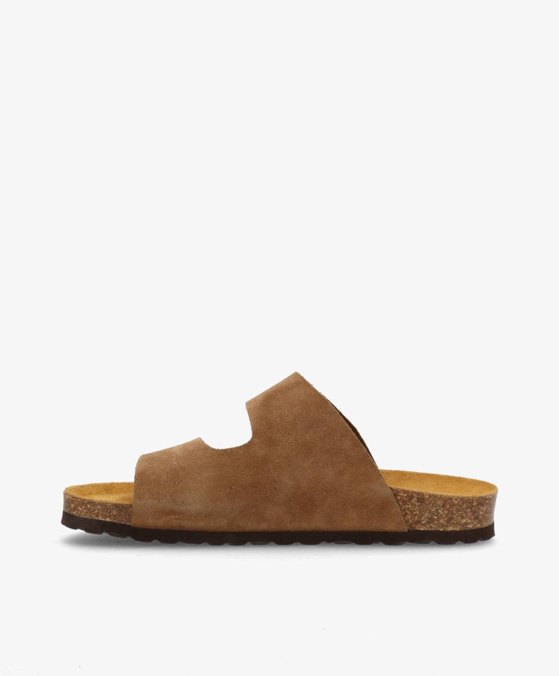 CENT S - Brun ruskind - Slip-ons Dame