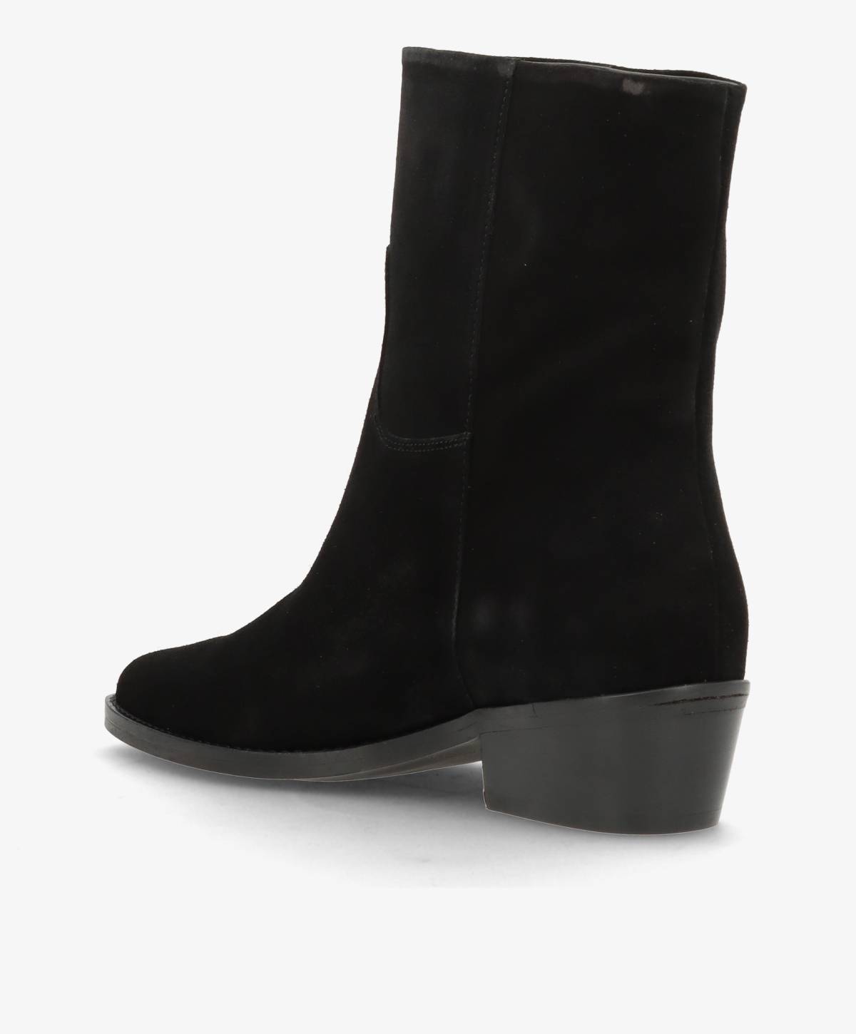 CONFIDENCE LOW S - Sort ruskind - Ankelstøvle Dame