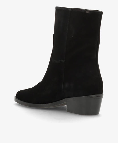 CONFIDENCE LOW S - Sort ruskind - Ankelstøvle Dame