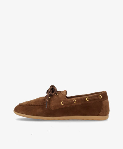 CORE S - Mørkebrun ruskind - Sejlersko Dame