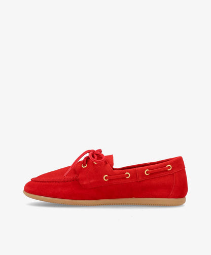 CORE S - Rød ruskind - Sejlersko Dame