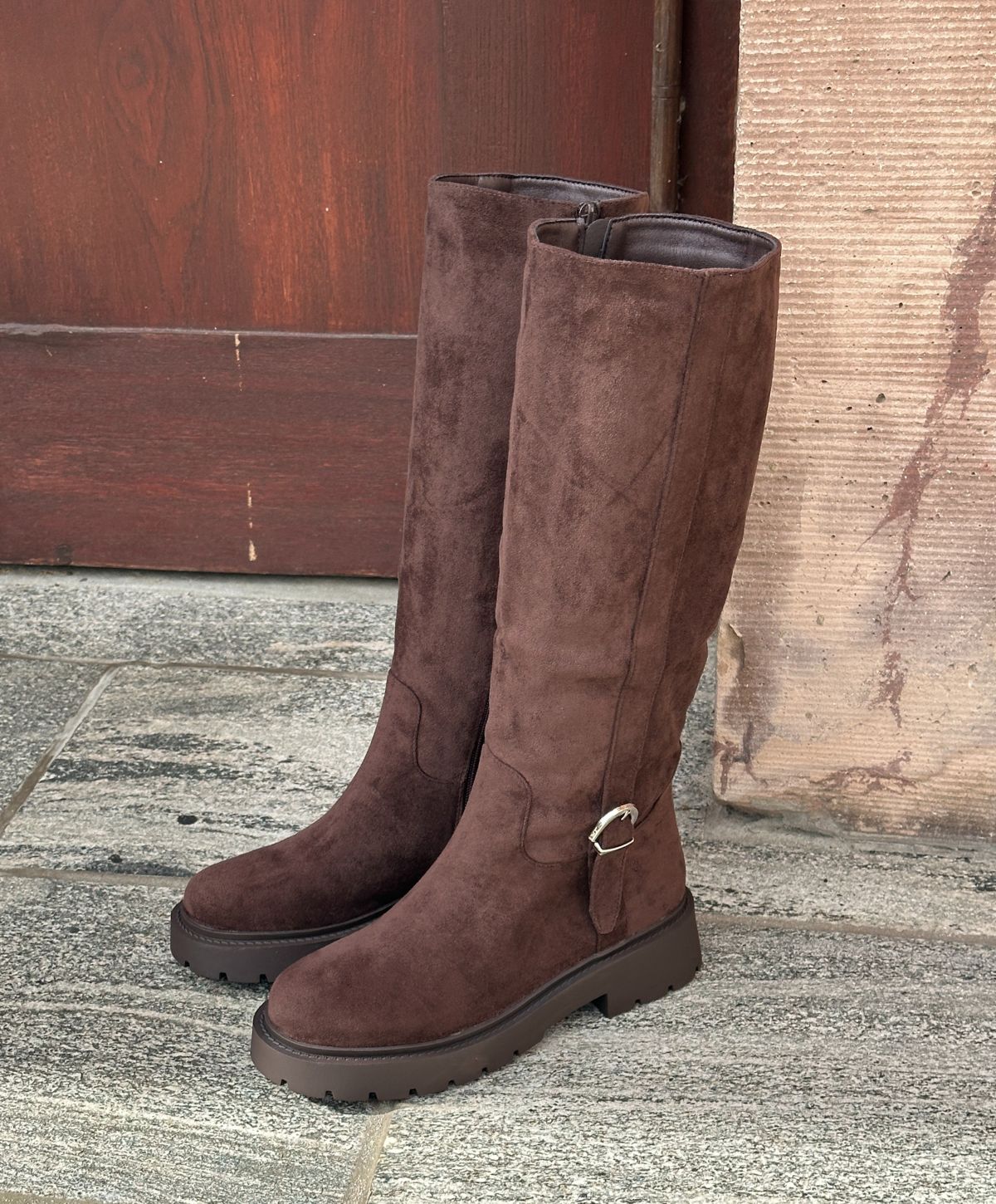 EMBER 2509 - støvle lang - Brun