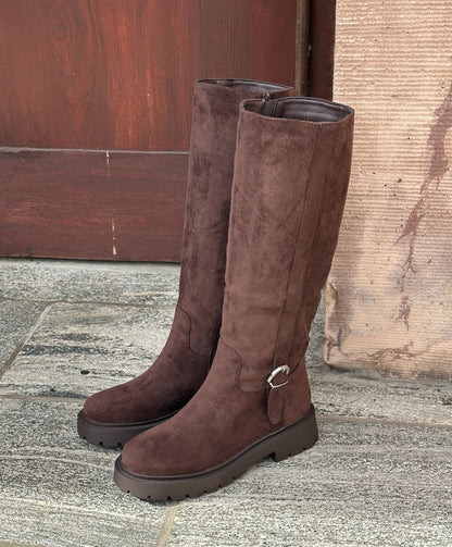 EMBER 2509 - støvle lang - Brun