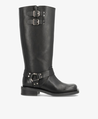 ENCORE - Biker støvle Lang - Sort