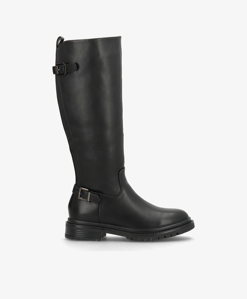 ENYA - 6362 - støvle lang - Sort