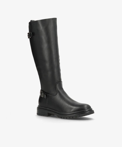 ENYA - 6362 - støvle lang - Sort