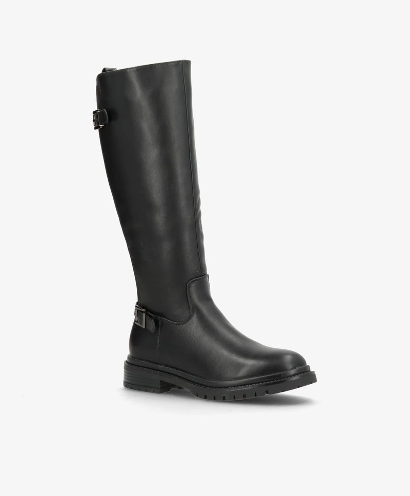 ENYA - 6362 - støvle lang - Sort