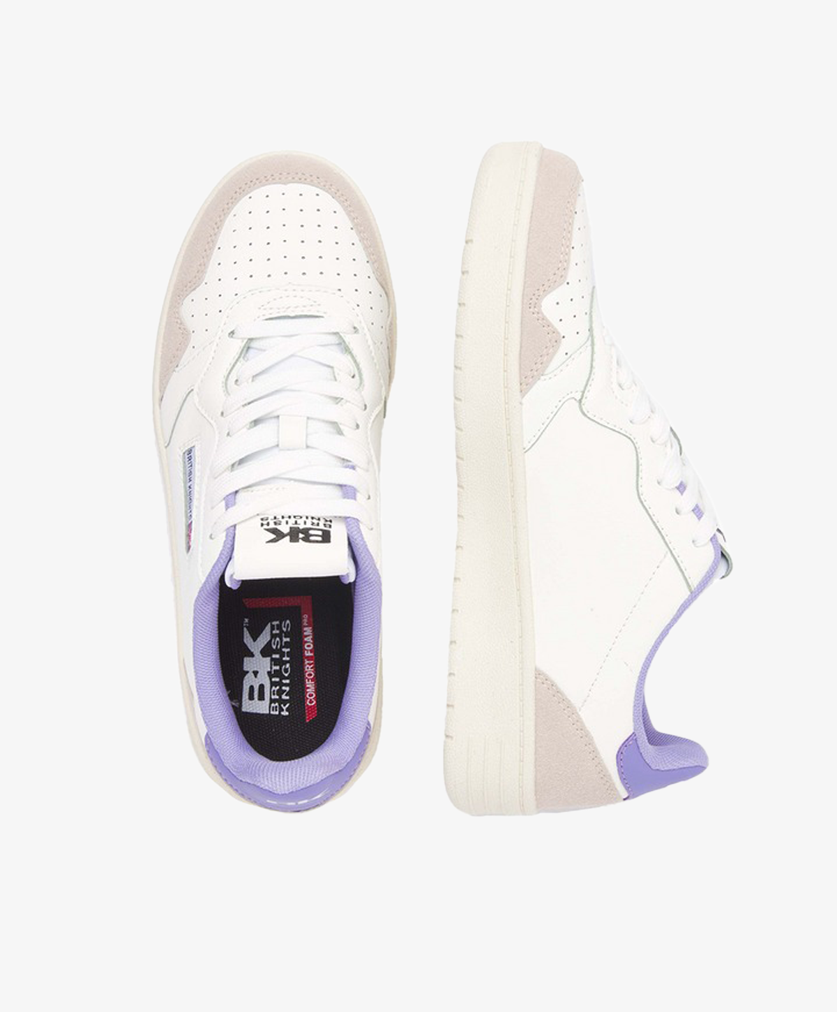 Ryg, ryg, ryg del Specificitet Bliver til Sneakers Dame - White/Purple – Havanna Shoes