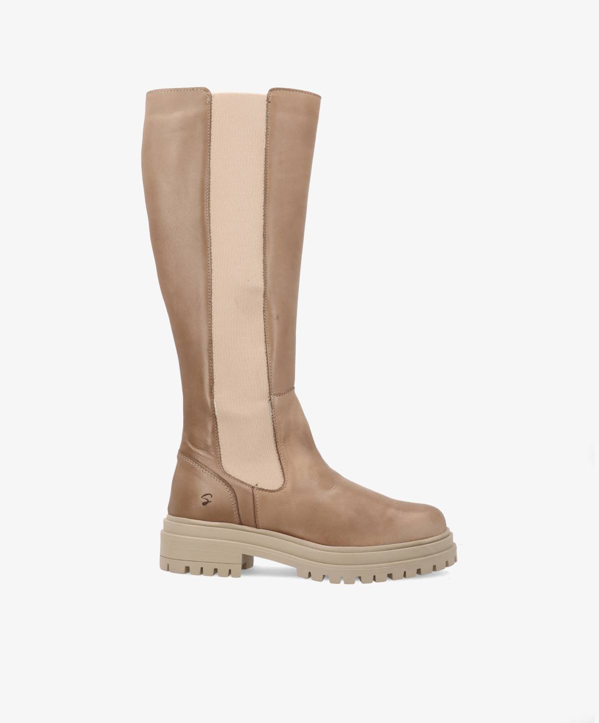 HASTA LA VISTA - Lang støvle - Beige