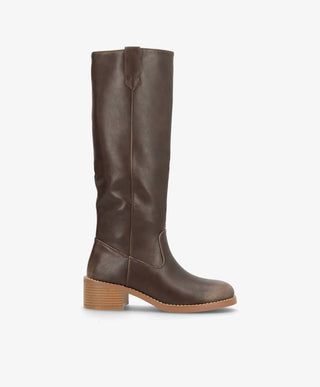 HELDI C371 - støvle lang - Coffee