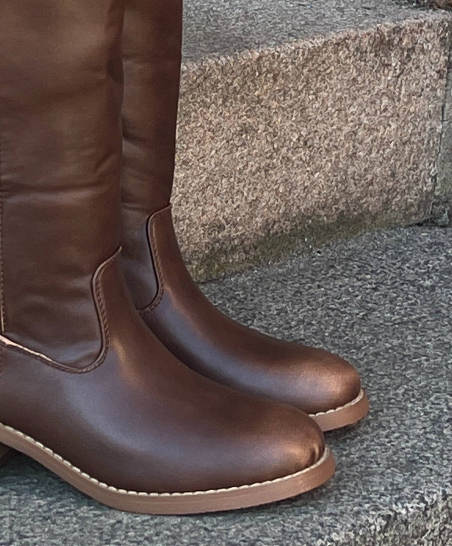 HELDI - C371 - støvle lang - Camel