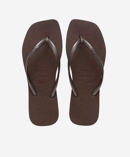 Slim Square - Brun - Slip-ons - Dame