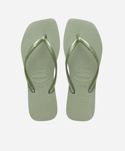 Slim Square - Smoke Green - Slip-ons - Dame