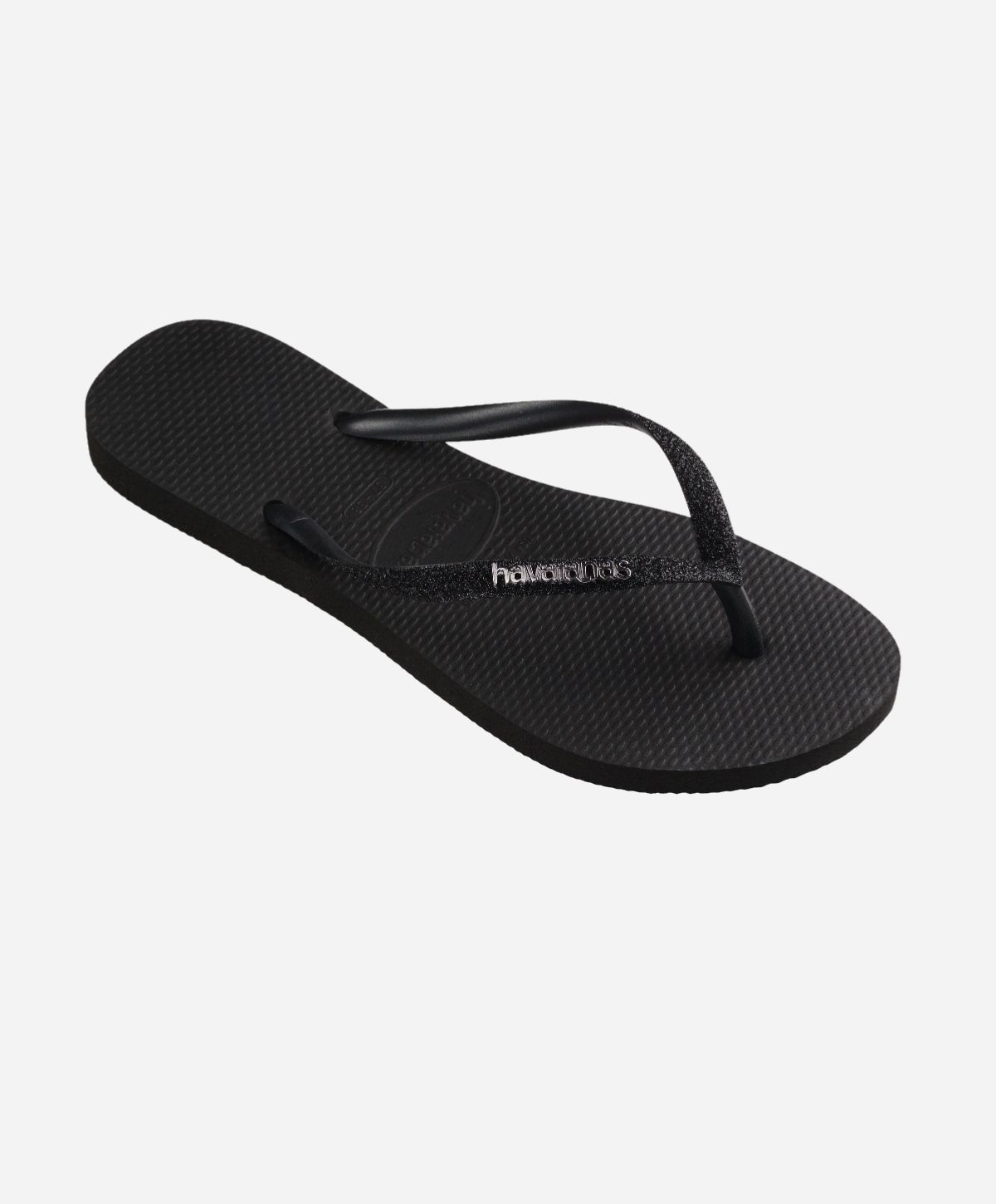 Slim Glitter - Sort - Slip-ons - Dame