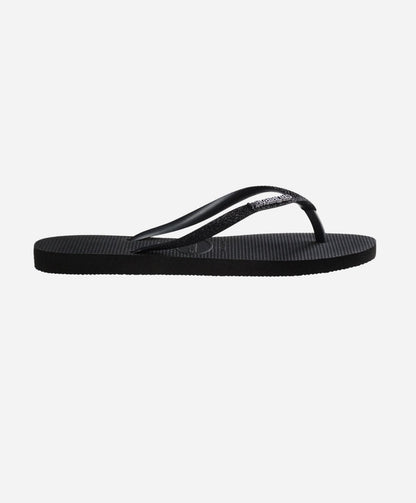 Slim Glitter - Sort - Slip-ons - Dame