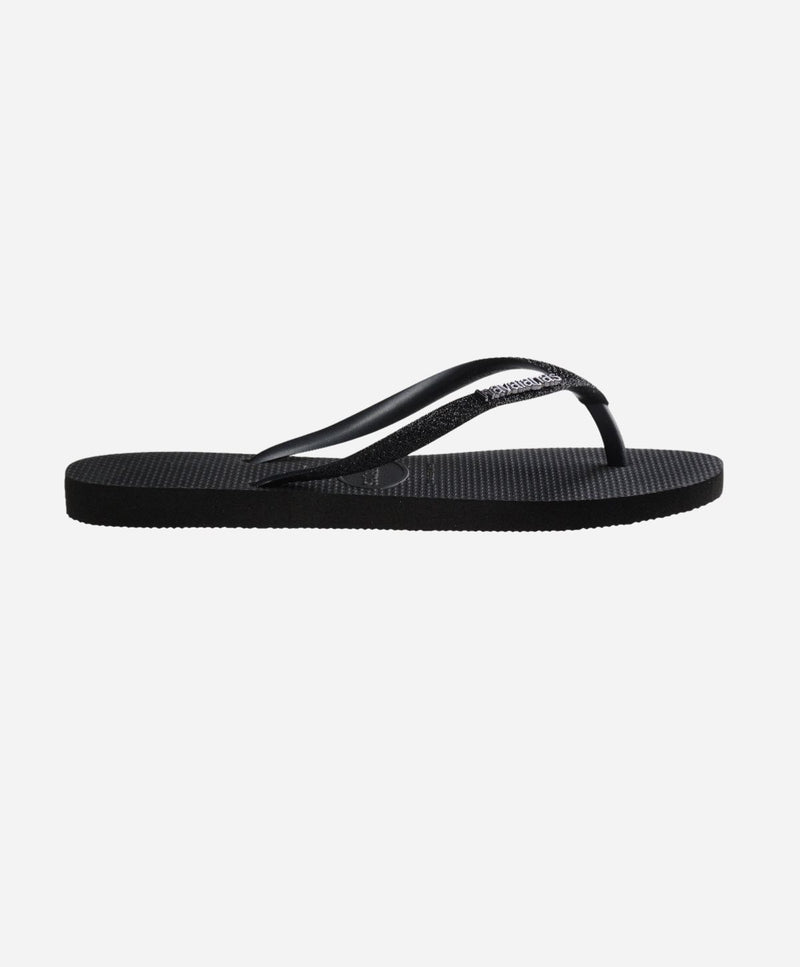 Slim Glitter - Sort - Slip-ons - Dame