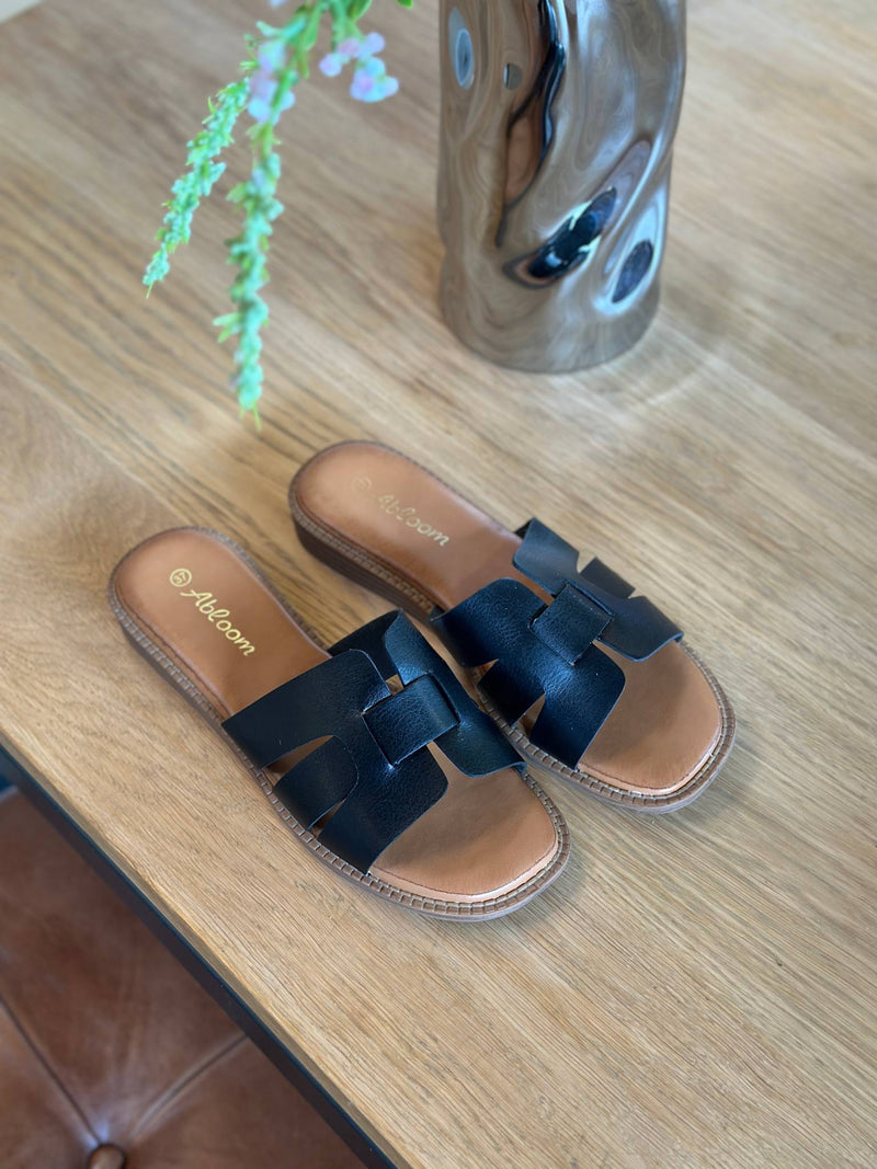 L8503 - Sandaler - Sort - Dame